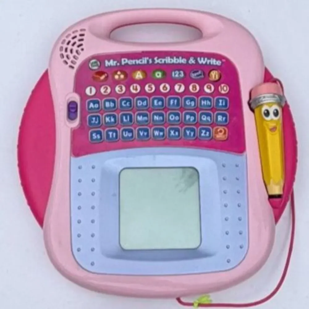 LeapFrog Mr. Pencil's Scribble & Write Pink Learning Tablet Toy Preschool